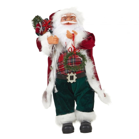 Figurine du Père Noël Figurine de Collection du Nouvel An Figurine Debout Décorations du Père Noël 60 cm