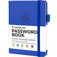 thumbnail image 1 of Libro De Contraseñas Clever Fox Organizador De Direcciones Y Contraseñas Web Azul Real, 1 of 3