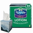 thumbnail image 1 of Royale Velour Lotion, 3 Ply Facial Tissue, 1 Cube Box, 54 Tissues per Box, 54 tissues per pack, 1 of 4