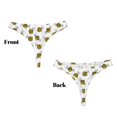 thumbnail image 3 of Balery Cute Little Bee Tangas de Algodón para Mujer con Estampado – Ropa Interior Sexy, Transpirable, G-string-Large, 3 of 6