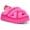 Taffy Pink, variant on Womens Disco Cross Sheepskin Slides Slingback Sandals