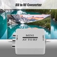 thumbnail image 4 of Peggybuy AV To RF Video Converter Mini HD Video Adapter Box Support 67.25/61.25MHz, 4 of 6