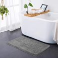 thumbnail image 5 of Alfombrilla de baño de felpa suave y absorbente de chenilla, lavable a máquina, antideslizante, adecuada para bañeras y duchas, 5 of 5