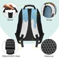 thumbnail image 6 of HUIACONG 4PCS Kids Backpack for Girls - Drip Baseball Donut School Backpack Set with Lunch Box,Water Resistant Roller School Backpack on Wheels for Elementary Kids Travel for Age 8-12, 6 of 7