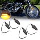 thumbnail image 4 of Indicador De Señal De Giro, Luz De Señal De Giro LED De 12 V 4 Piezas ABS Brillante De Ahorro De Energía Para Motocicleta YLSHRF LED Turn Signal Light, 4 of 8