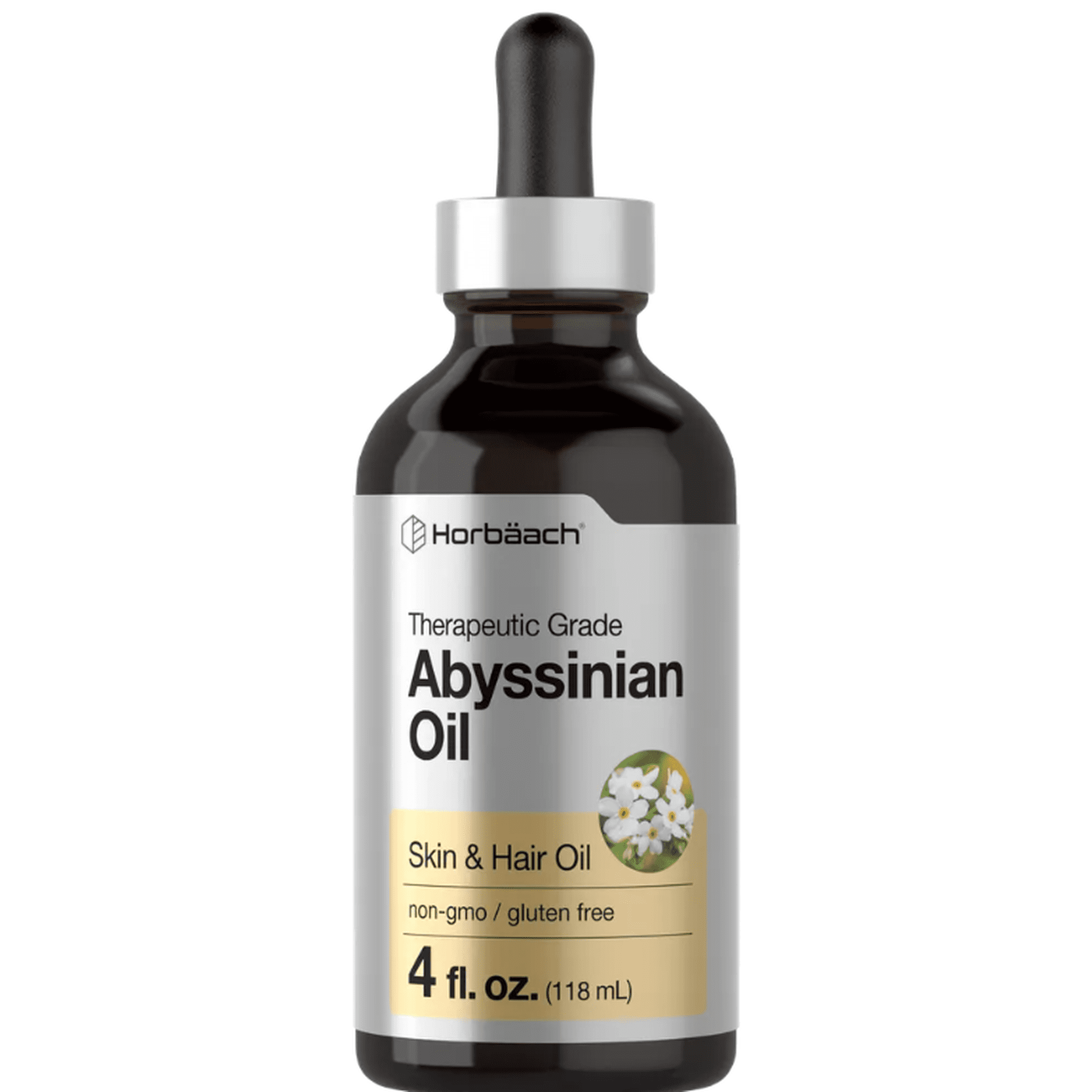 Abyssinian Oil | 4 fl oz | Hair and Skin Oil | Paraben, SLS and Fragrance Free | By Horbaach