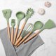thumbnail image 5 of Juego de silicona de cocina resistente al calor para utensilios antiadherentes, herramientas de cocina de 2 piezas, 5 of 5