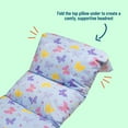 thumbnail image 6 of Wildkin Kids Pillowcase Lounger Cover – Travel-Friendly Sleepover Lounger, Fits Standard Pillows (Pillows Not Included), Soft Cotton Blend, Fun Patterns for Boys & Girls - Butterfly Garden, 6 of 6