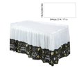 thumbnail image 3 of Upgrade Table Skirt Party Table Skirt Desk Skirt Falda Table Skirts For Rectangle Tables, 3 of 6