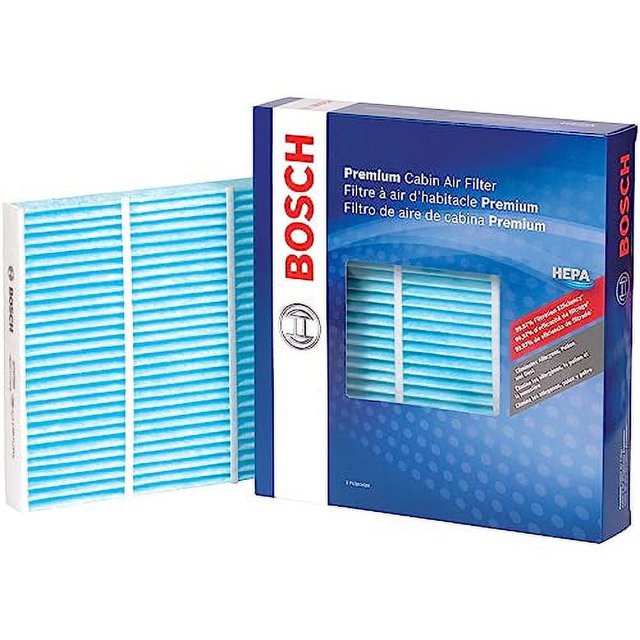 BOSCH 6076C HEPA Cabin Air Filter - Compatible With Select Cadillac Escalade, Chevrolet Silverado, Suburban, Tahoe, GMC Sierra, Yukon, Yukon XL