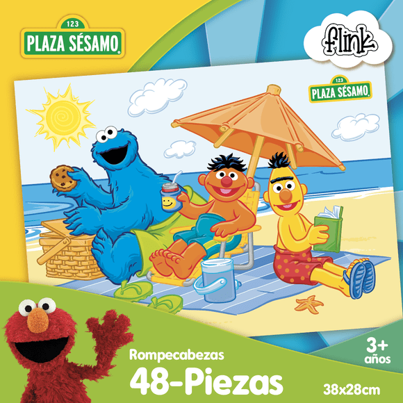 Rompecabezas Plaza Sesamo Playa