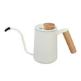 thumbnail image 3 of Stainless Steel Handle Drip Pot, Gooseneck  Drip Kettle Precise Pouring Multilayer Base Comfortable  For Induction Stove 600ml, 3 of 8
