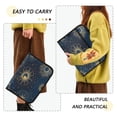 thumbnail image 4 of Accordion File Organizer with Zip Closure 13 Pockets Expanding File Folder Letter A4 Paper Document Organizer for Home Office Mysterious Celestial Pattern, 4 of 7