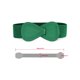 thumbnail image 3 of Cinturón elástico de cuero sintético con hebilla en forma de 8 Inspire Chic de 2 piezas para dama 39.4x2.36" (LxW) Verde, 3 of 7