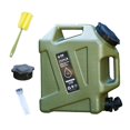 thumbnail image 4 of Contenedor de agua de 12 litros con grifo, recipiente para beber, tanque de agua, jarra para almacenar agua. Verde, 4 of 9