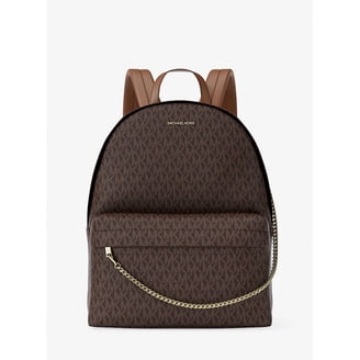 MICHAEL KORS Dallas Medium Signature Logo Backpack-Brown - Walmart.com
