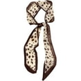 thumbnail image 4 of Namzi Chiffon Scarf Fun Colorful Printing Long Ribbon Scarf Neck Scarf for Women（Orange 1）, 4 of 5