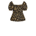 thumbnail image 2 of City Chic Women's Plus Size Quirky Off-Shoulder Print Top, 2 of 5