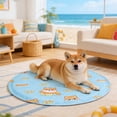 thumbnail image 4 of Tong Coussin d'Été Chat Rond Coussin en Gel Coussin de Glace Portable Intérieur et Extérieur Lavable Dissipation de Chaleur Voyage Maison 1 ml, 4 of 4