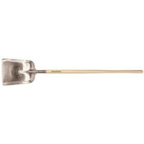 Ames  46 in. General Purpose Lightweight Scoop, Aluminium Blade, Wood, Long Handle