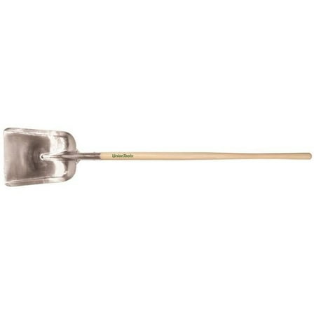 Ames  46 in. General Purpose Lightweight Scoop, Aluminium Blade, Wood, Long Handle