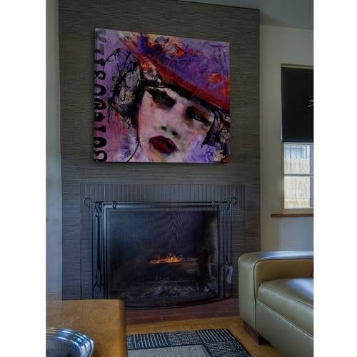 "Ange Ou Demon" Painting Print on Wrapped Canvas