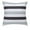 White, Dark Grey, Cyan, variant on PiccoCasa Decorative Throw Pillow Cover Striped Cushion Case Green and White 12" x 20" 2