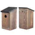 thumbnail image 4 of Hanging Wooden Bird House DIY Breeding Parrots Bird Nesting Box for Outdoor Garden Decoration, 4 of 5