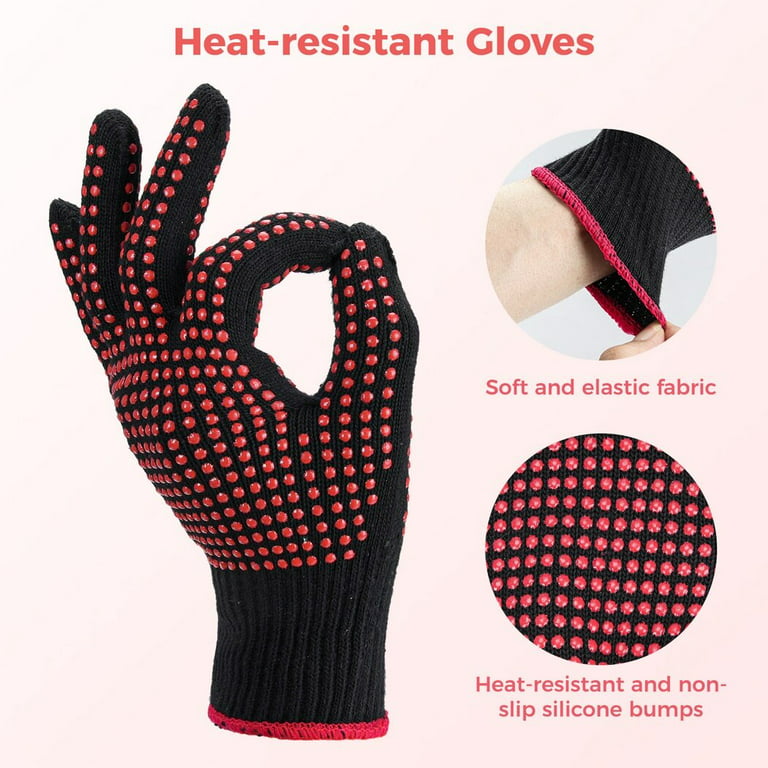 Heat Resistant Gloves and 3 Rolls 10mm X33M 108Ft Heat Press Tape, Heat  Proof Gloves Glove Thermal Tape Sublimation Tape - AliExpress