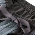 thumbnail image 4 of Jdlsppl Women's Long Tulle Skirt Cute Pastel Mesh Casual Fashion Elastic Waist Flowy Layered A Line Summer Pleated Skirts Grey Blue One Size, 4 of 4