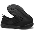 thumbnail image 4 of DADAWEN Women's Adjustable Wide Width Waking Shoes Breathable Lightweight Sneakers Black 5.5US, 4 of 5