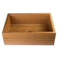 thumbnail image 3 of Pemberly Row Contemporary 30" Single Bowl Bamboo Kitchen Farm Sink, 3 of 9