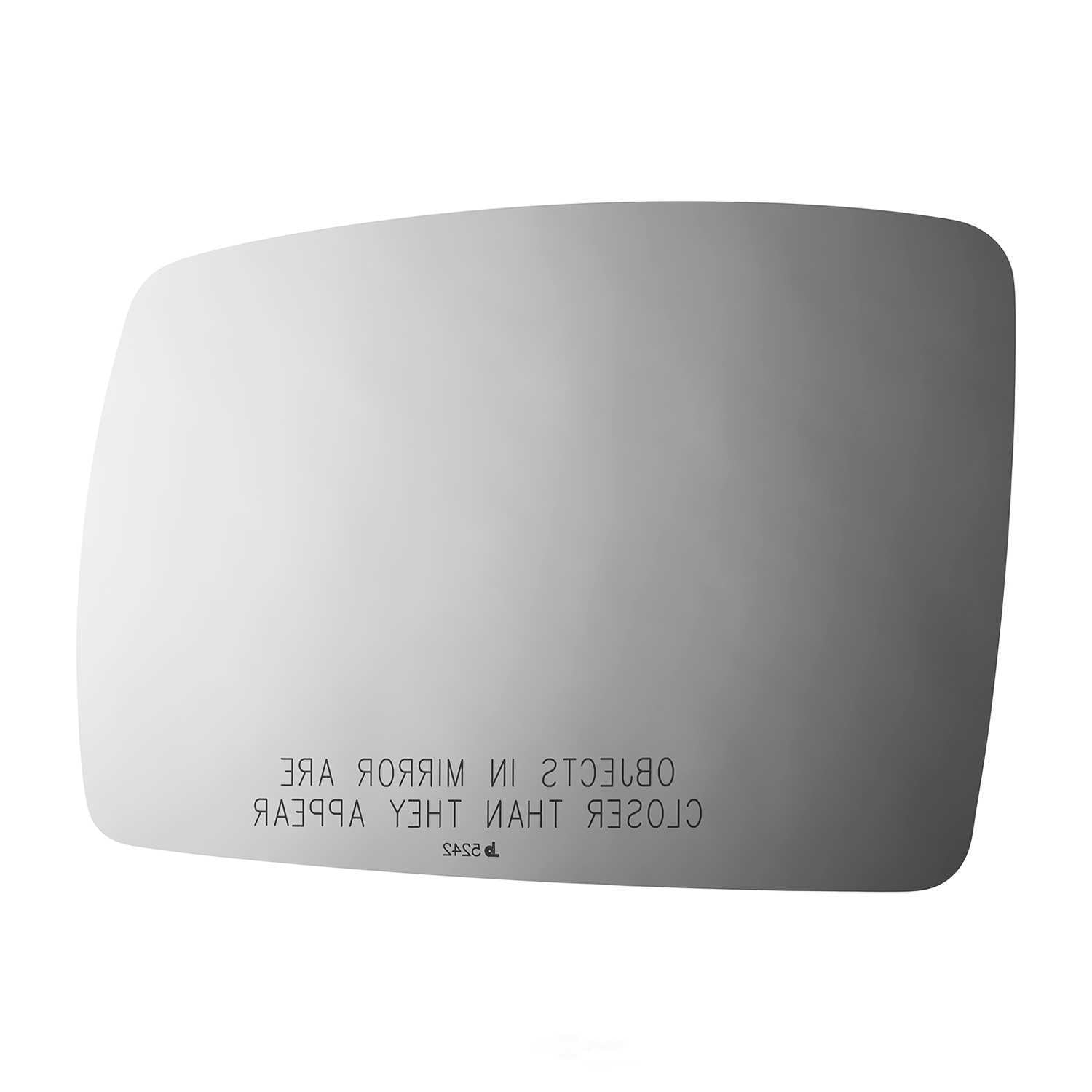 Burco Side View Mirror Replacement Glass - Clear Glass - 5242
