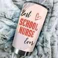 thumbnail image 4 of Stainless Steel 20oz Tumbler, Funny School Nurse Appreciation Gifts - Bulk For Birthday, Christmas, Nurses Day Gifts For Women, Men - Coffee Cup, 4 of 4