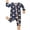 Navy blue bear, variant on QEFJNO Bamboo Viscose Baby Boys One-Piece Footies Pajamas, Zipper Romper with Mitten, Footless Sleepers - 1PCS Balloon