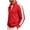 Red, variant on ZGRBOU Men's Track Jacket Side Striped Long Sleeve Jogging Sweat Casual Zip Up Stand Collar Athletic Top with Pockets