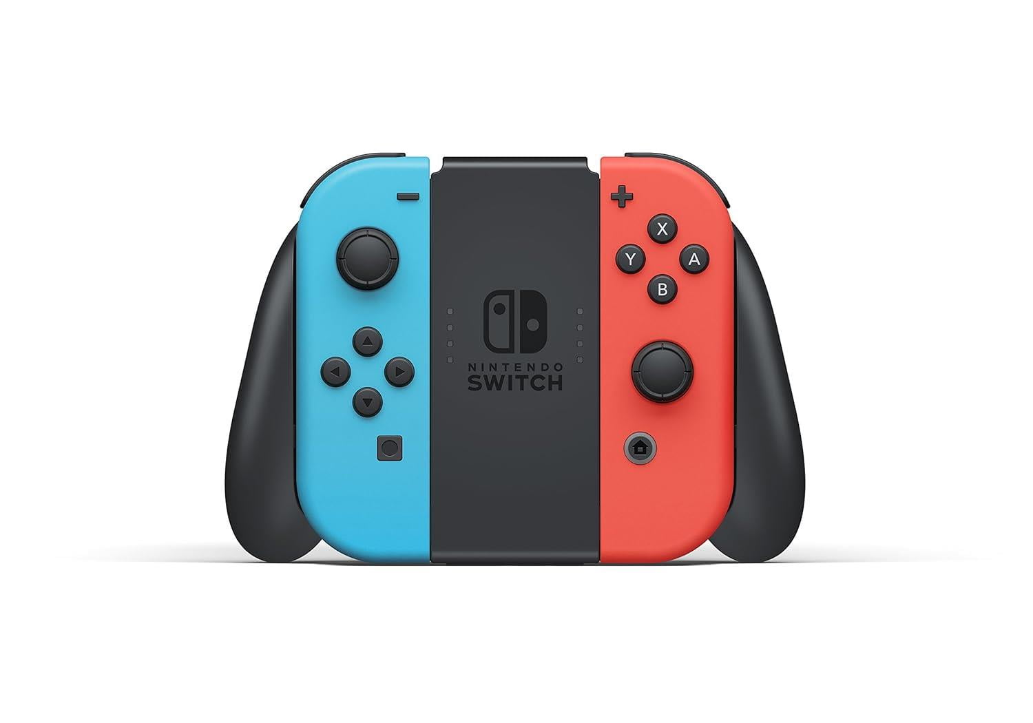 Restored Nintendo Switch OLED Model, Neon Blue/Neon Red (Refurbished)
