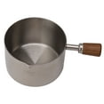 thumbnail image 1 of Taza para salsa de cocina Taza para salsa profesional de acero inoxidable 304 con asa para cocinar banquetes picnic al aire libre Plata 250 ml, 1 of 5