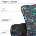 thumbnail image 4 of Yayeee Faucet Mat for Kitchen Sink 30" Diatomite Long Splash Guard Pad, Stained Glass Pattern, 2 Pack, 4 of 7