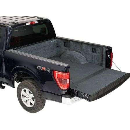 BedRug by RealTruck IMPACT BedLiner | Compatible with 2015 - 2024 Ford F-150 67.1 Bed (includes Lightning Models), | Charcoal Grey, ILQ15SCK