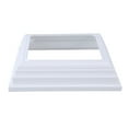 thumbnail image 3 of WINDLAND Easy Install Plastic Post Sleeve 4x4inch White Skirt for Deck Porch Railings, 3 of 11