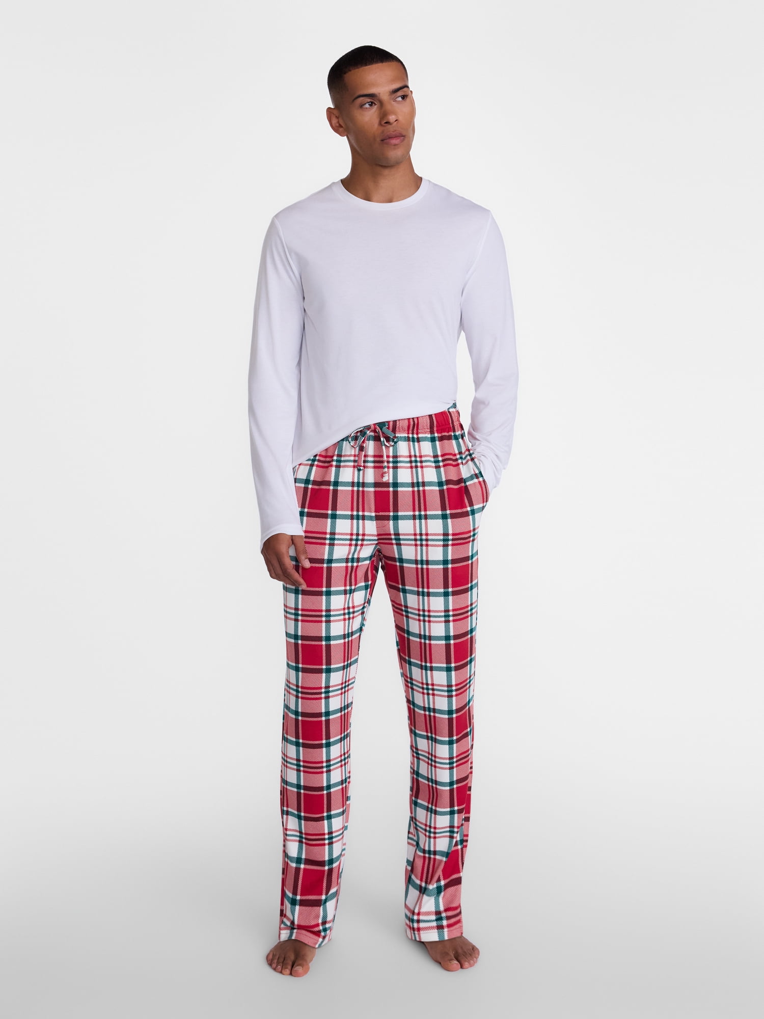 Men's Christmas Print Fleece Sleep Pants from Holiday Time, Sizes S-2XL