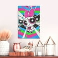 thumbnail image 6 of The Powerpuff Girls Canvas Decorative Painting Wall Art Living Room Posters Bedroom Home Decorations 12"X18", 6 of 8