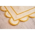 thumbnail image 3 of Scallop Pattern Jute Bohemian Area Rug (Yellow, 2'6"x14'), 3 of 4