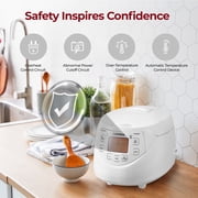 Cuckoo Rice Cooker & Warmer 12 Cup Smart Fuzzy Logic Nonstick Inner Pot White (CR-0633F)