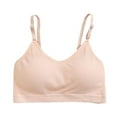thumbnail image 4 of Sngxgn Women's Workout Sports Bras Fitness Backless Padded Low Impact Bra Yoga Crop Tank Top(Beige,S), 4 of 5