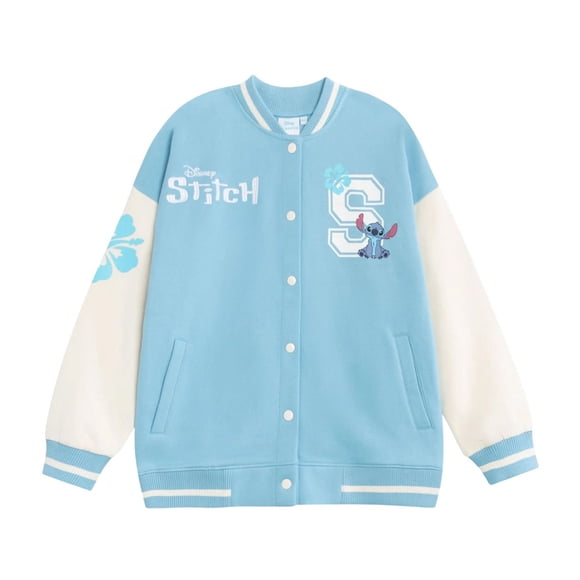 Lilo et Stitch Veste Universitaire pour Filles à Logo Brodé