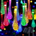 thumbnail image 1 of Guirnalda de luces solares JMEXSUSS, paquete de 2, 12,7 m, 60 LED, impermeables, 1 of 9