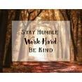 thumbnail image 2 of Van de Goor, Lars 14x12 Gold Ornate Wood Framed with Double Matting Museum Art Print Titled - Stay Humble, 2 of 4