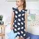 thumbnail image 4 of Fotbe Cute Sheep 1 Vestido de Dormir para Niñas de 3 a 10 Años, Mangas Cortas, Estilo Princesa, Pijama Camisón con Mangas Voladas-XX-Large, 4 of 6